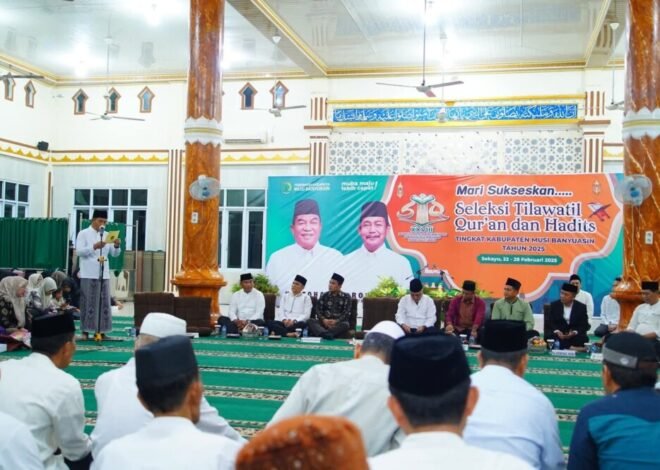Ratusan Qori dan Qoriah Muba Ikuti STQH XXVIII: Wabup Rohman Dorong Semangat Berkompetisi