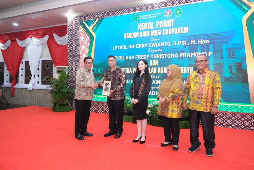 Pemkab Muba Gelar Pisah Sambut dan Pelantikan Dandim serta Ketua PA Sekayu