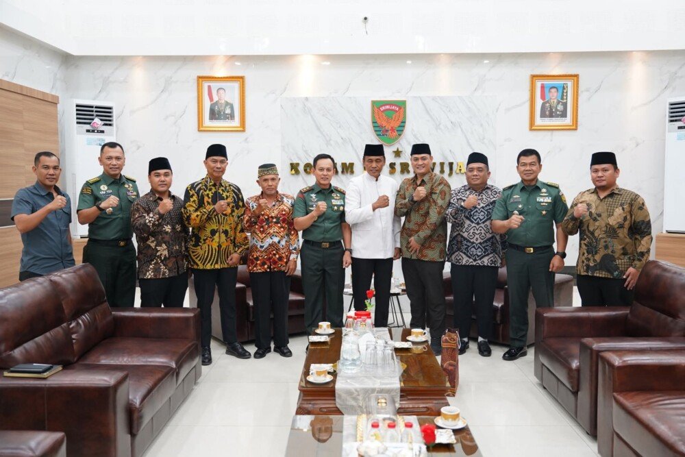 LDII Sumsel Audiensi dengan Pangdam II/Sriwijaya, Bahas Penguatan Wawasan Kebangsaan