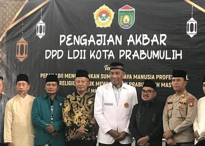 LDII Prabumulih Gelar Pengajian Akbar dan Bazzar Baju Gratis