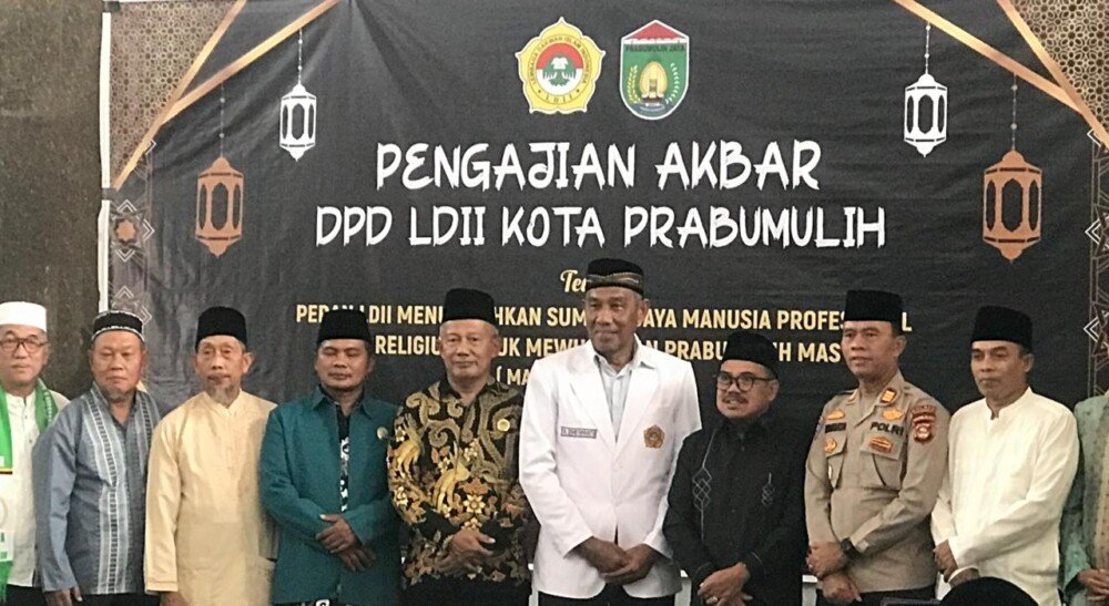 LDII Prabumulih Gelar Pengajian Akbar dan Bazzar Baju Gratis