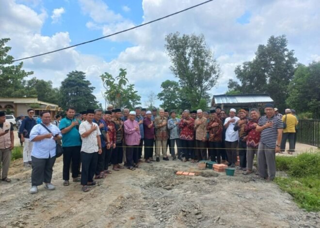 LDII Sumsel Laksanakan Peletakan Batu Pertama Kantor DPW di Banyuasin