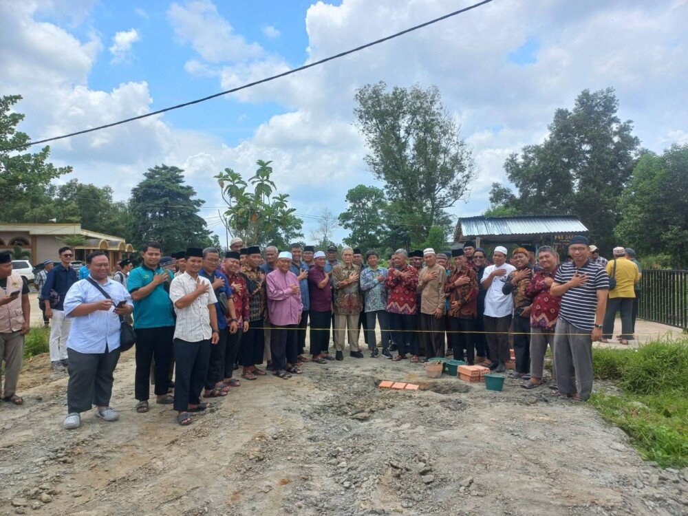 LDII Sumsel Laksanakan Peletakan Batu Pertama Kantor DPW di Banyuasin