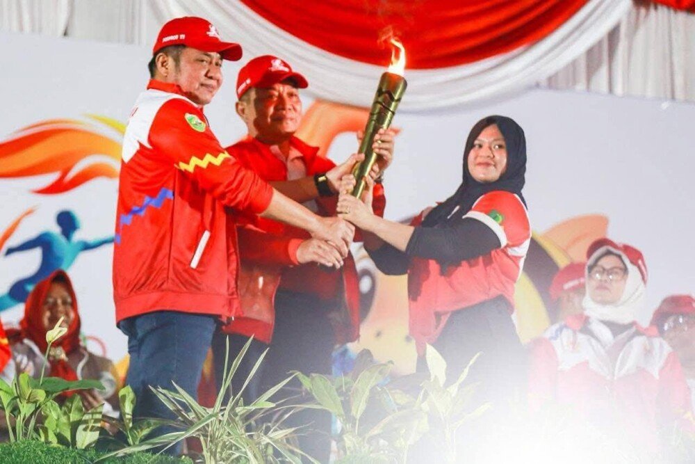 Ribuan Atlet Meriahkan Pembukaan PORPROV XV Sumsel 2025 di Muba
