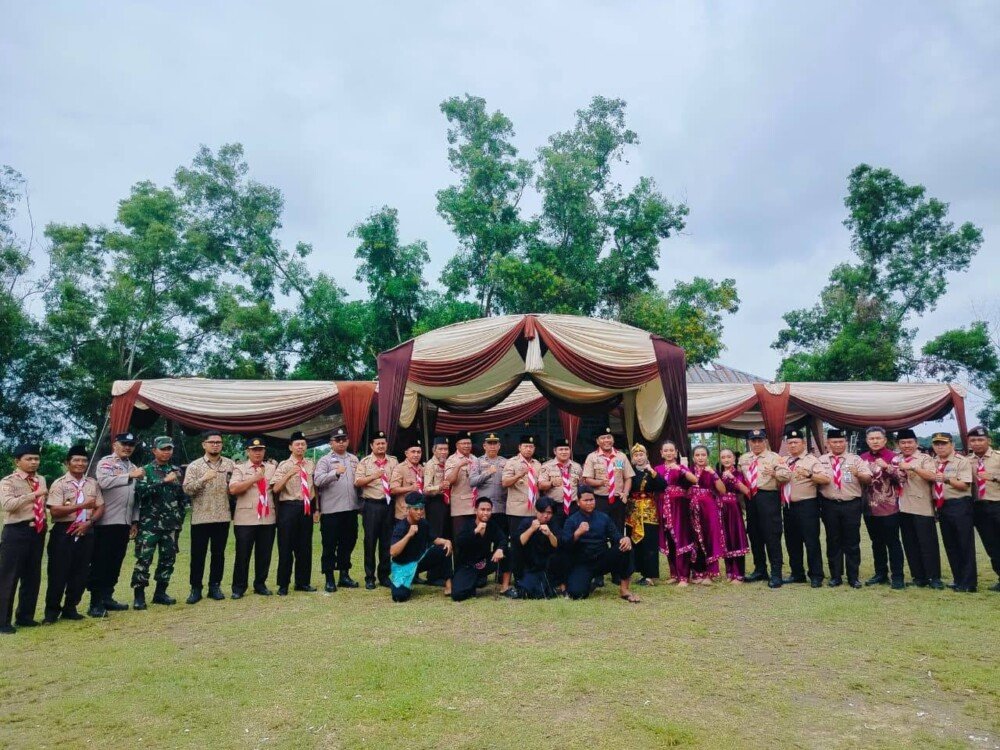 SAKO SPN Muba Hadiri Pembukaan Latihan Gabungan SAKA dan Bela Negara Se-Musi Banyuasin