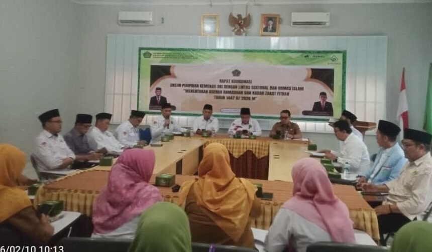LDII OKI Hadiri Rakor Kemenag Bahas Agenda Ramadhan 1447 H
