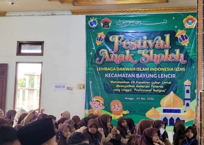 LDII Bayung Lencir Cetak Generasi Berkarakter Melalui Sako Pramuka