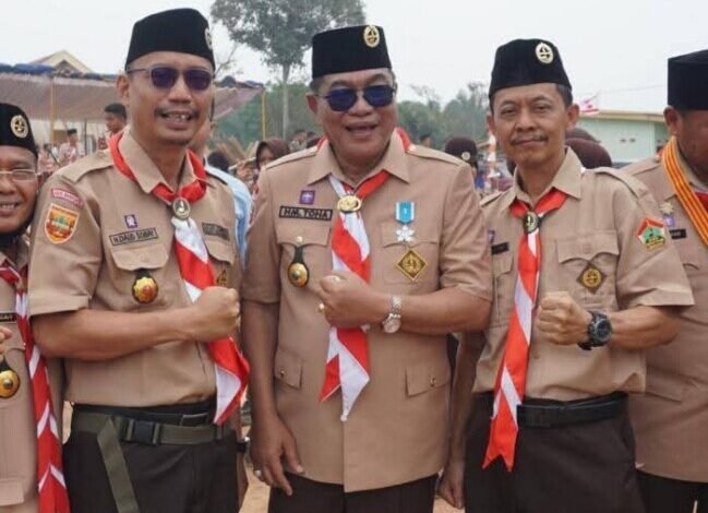 SAKO SPN Hadiri Hari Pramuka ke-65 Muba, Perkuat Pembinaan 29 Karakter Luhur